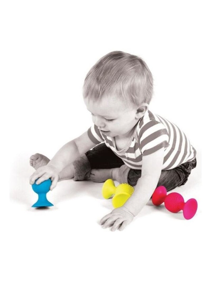 Pipsquigz - 3 ventouses sensorielles - dès 6 mois N/A - Kiabi