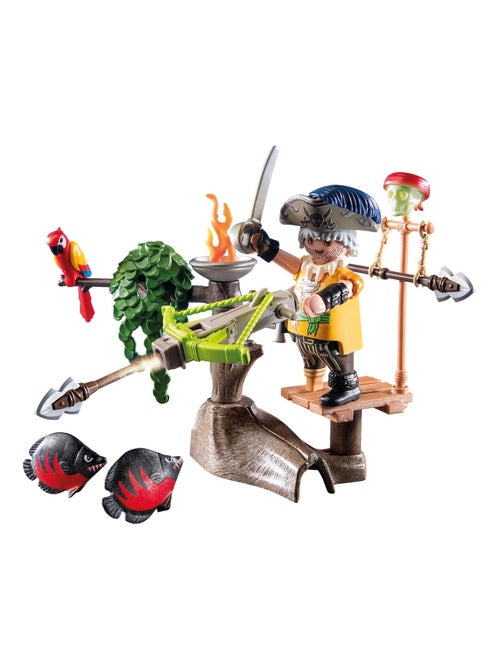 Pirate avec arbalète, flèche et poissons à viser - Kiabi