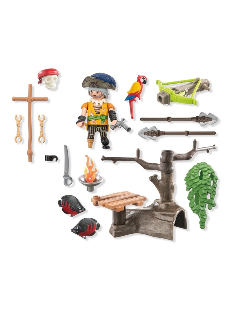 Pirate avec arbalète, flèche et poissons à viser N/A - Kiabi