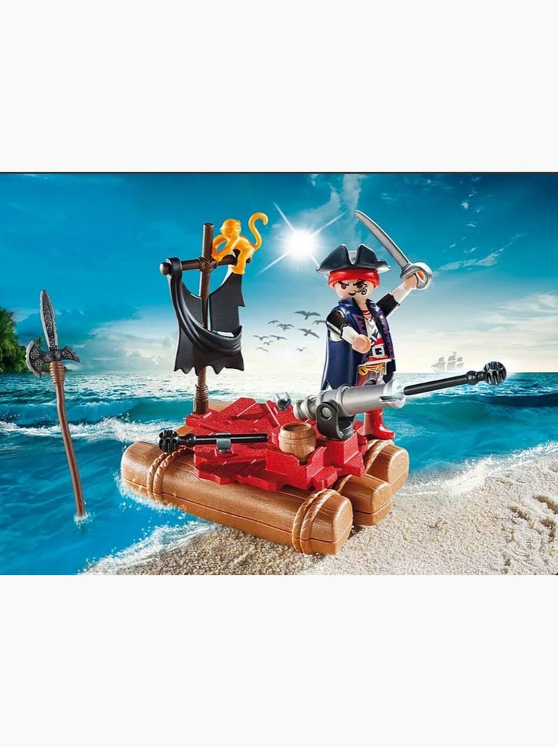 Pirates 5655  - Valisette Pirates : un personnage, un radeau de pirate et des accessoires N/A - Kiabi