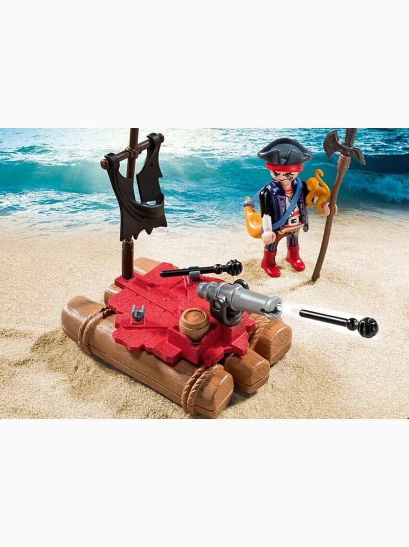 Pirates 5655  - Valisette Pirates : un personnage, un radeau de pirate et des accessoires N/A - Kiabi