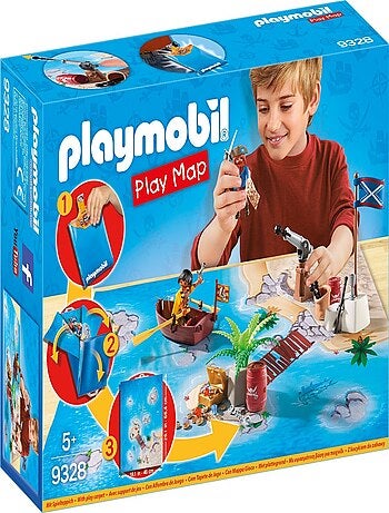 Pirates Avec Support De Jeu - Playmobil