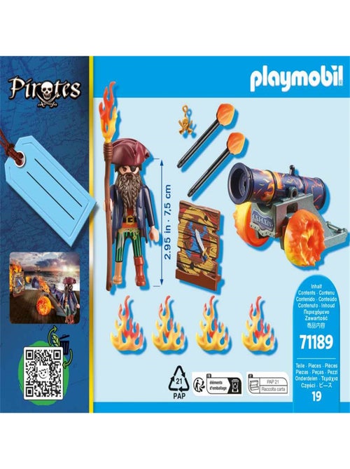 Pirates Pirate et canon de feu - Kiabi