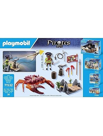 Pirates Pirate et crabe géant