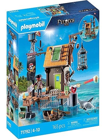Pirates Port de pirates avec repaire, prisons et canon