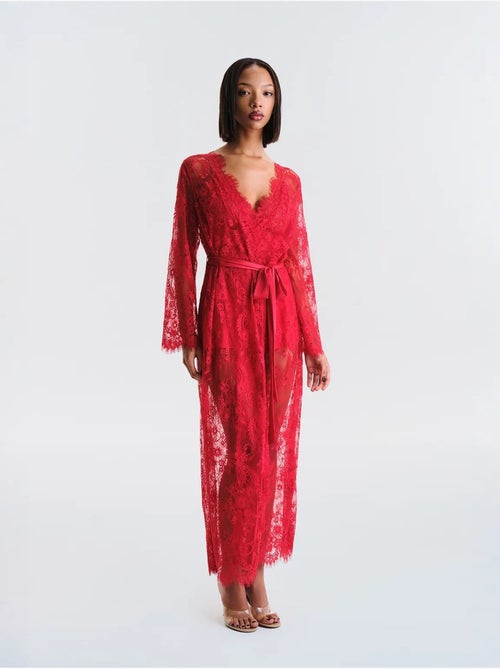 Pirra lace peignoir collection privee penti - Kiabi