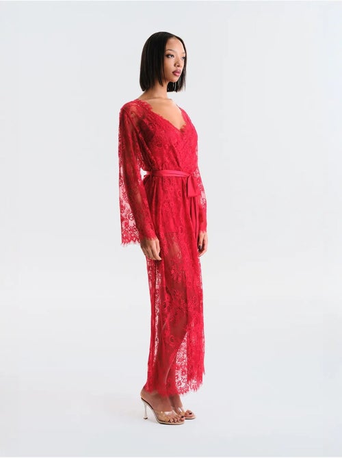 Pirra lace peignoir collection privee penti - Kiabi