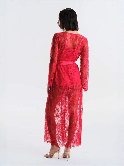Pirra lace peignoir collection privee penti - Kiabi