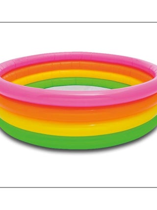 Piscine 4 boudins pour enfants.