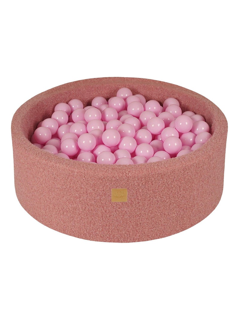 Piscine à Balles 90x30 cm 200 Balles Boucle Rose: Rose Pastel Rose clair - Kiabi