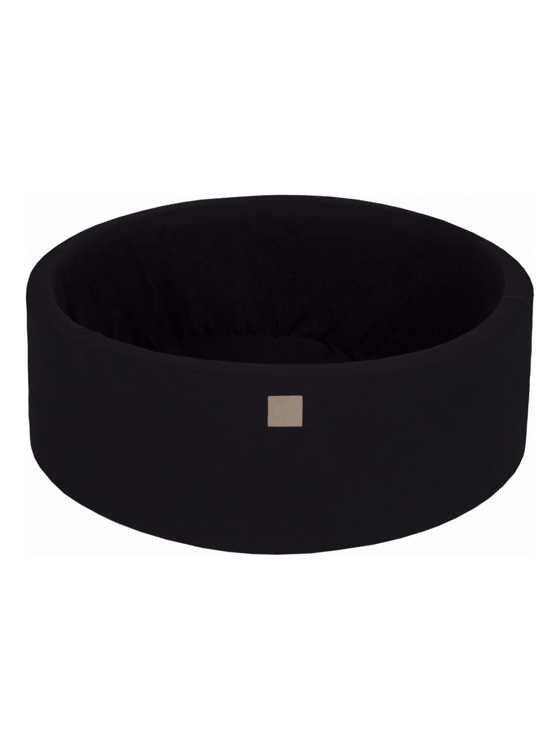 Piscine à Balles 90x30 cm Sans Balles Coton Noir Noir - Kiabi