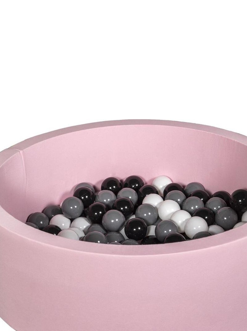 Piscine À Balles Aire De Jeu + 150 Balles Rose Noir,blanc,gris N/A - Kiabi