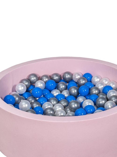 Piscine À Balles Aire De Jeu + 200 Balles Rose Perle, Bleu, Argent - Kiabi