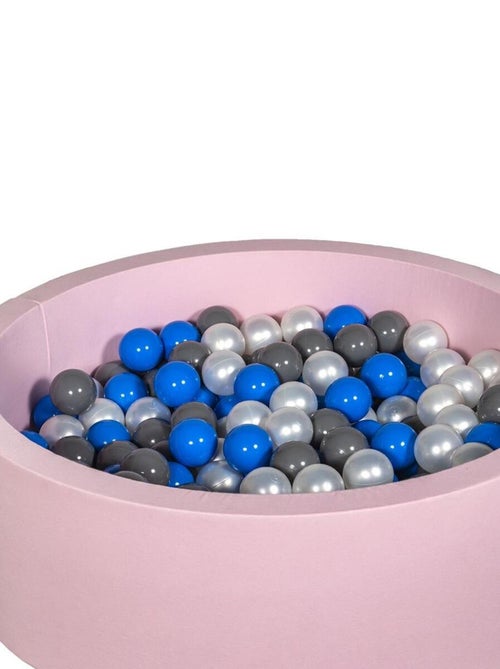 Piscine À Balles Aire De Jeu + 200 Balles Rose Perle, Bleu, Gris - Kiabi