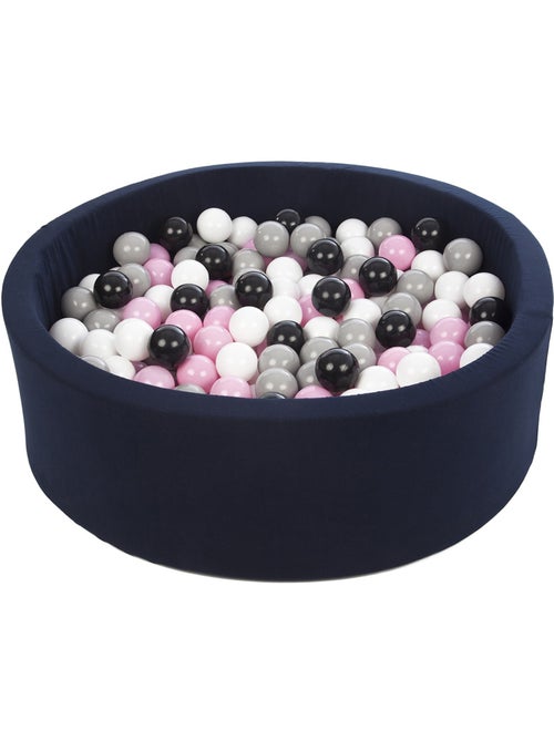 Piscine à balles aire de jeu + 300 balles bleu marine noir, blanc, rose clair,gris - Kiabi Piscine à balles aire de jeu + 300 balles bleu marine noir, blanc, rose clair,gris - Kiabi