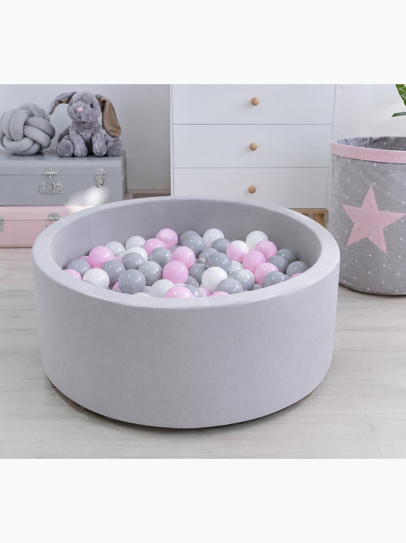 Piscine à balles béb mousse douce enfant Rose - Kiabi