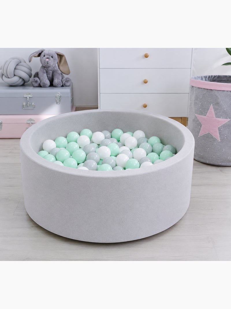 Piscine à balles enfant cadeau bébé Gris Argenté Blanc - Kiabi