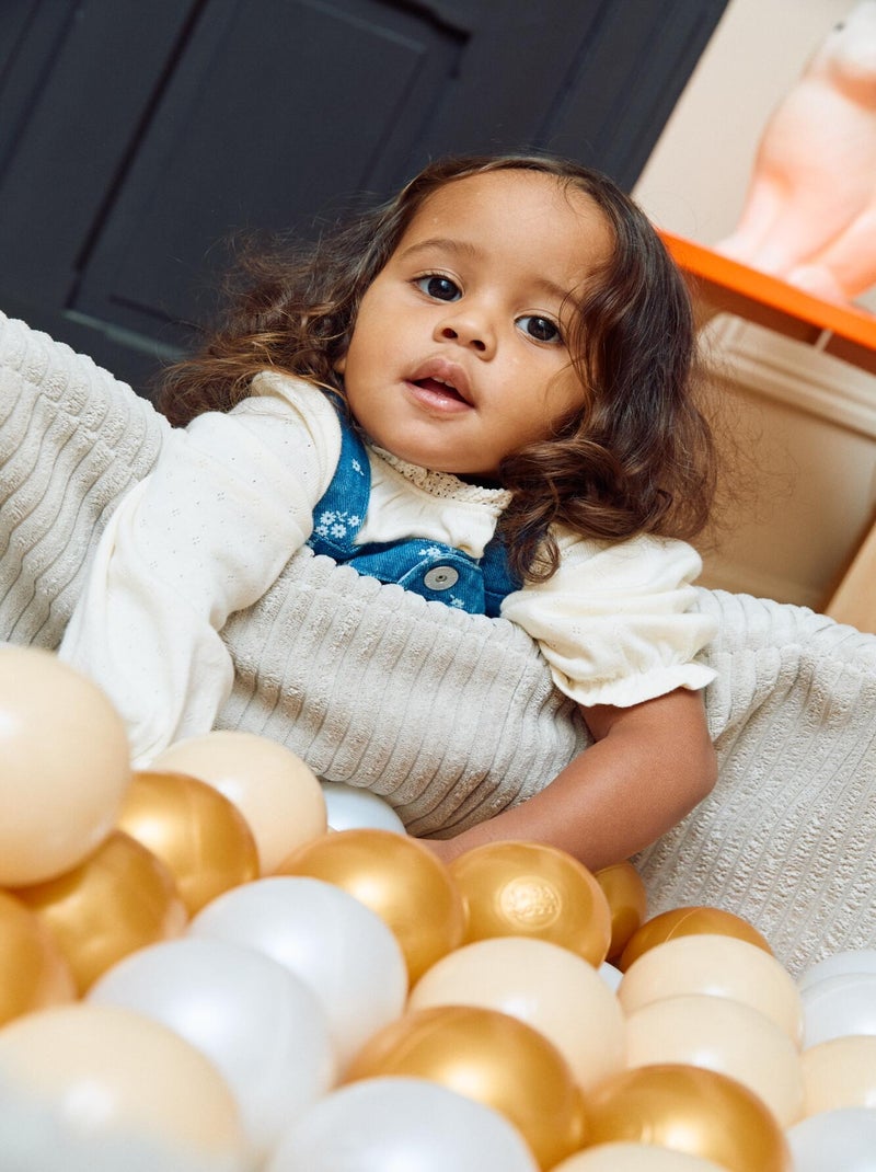Piscine À Balles pour Bébé - Piscine a Balle pour Enfant Blanc Doré - Kiabi