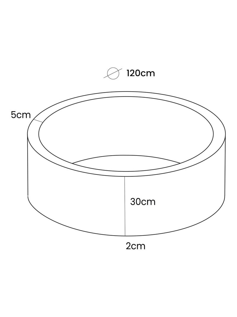 Piscine À Balles pour Bébé - Piscine a Balle pour Enfant Blanc Doré - Kiabi