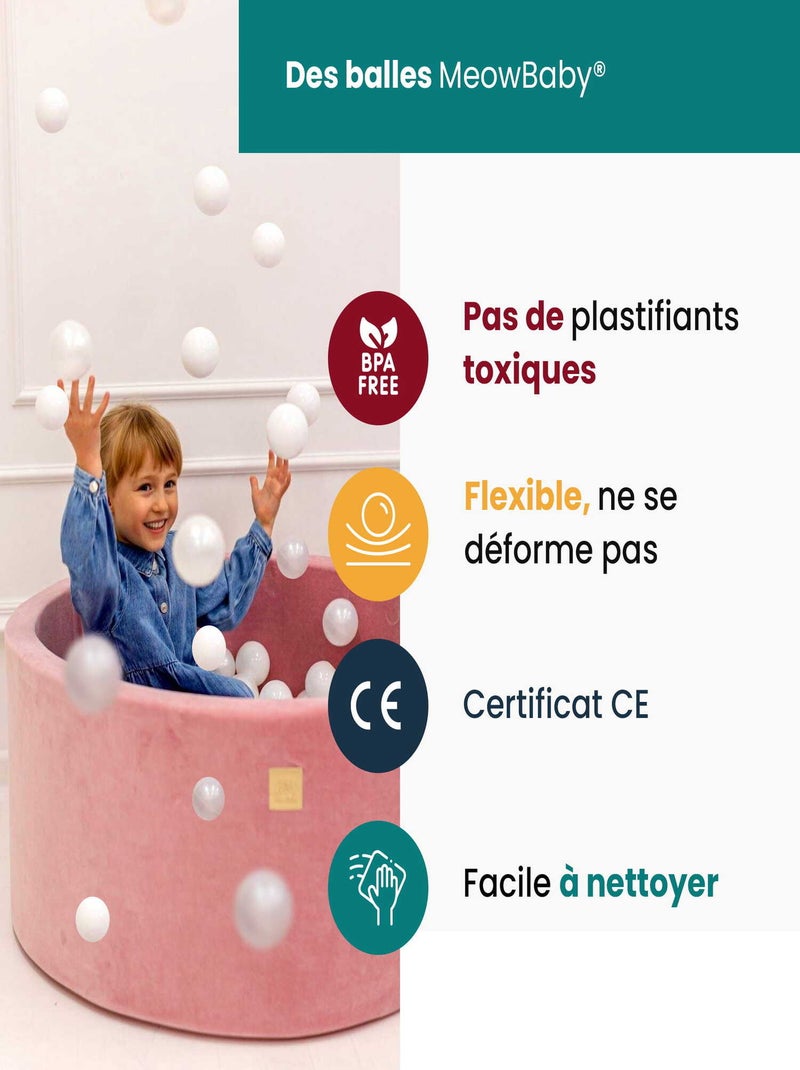 Piscine À Balles pour Bébé - Piscine a Balle pour Enfant Or/Beige/Blanc/Transparent - Kiabi