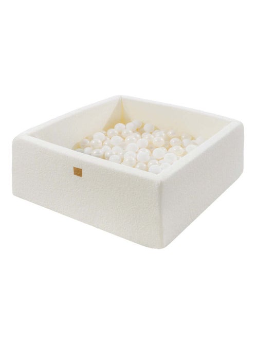 Piscine à balles pour enfant 110x40cm, Blanc, (400 balles) - Kiabi