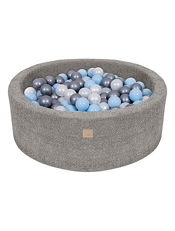 Piscine à balles pour enfant 90x30cm, Beige clair (200 balles)