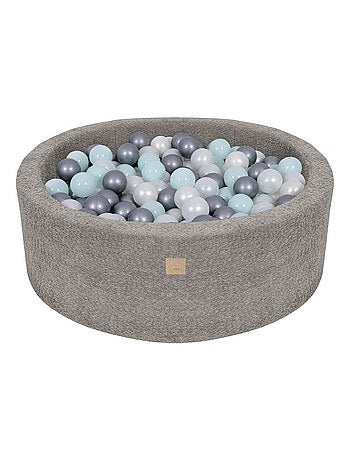 Piscine à balles pour enfant 90x30cm, Beige clair (200 balles)
