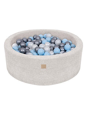 Piscine à balles pour enfant 90x30cm, Champagne Écru (200 balles)
