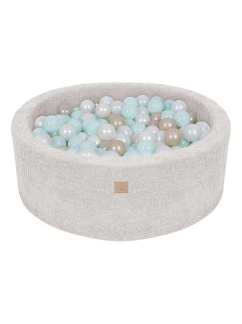Piscine à balles pour enfant 90x30cm, Champagne Écru (200 balles) - Kiabi