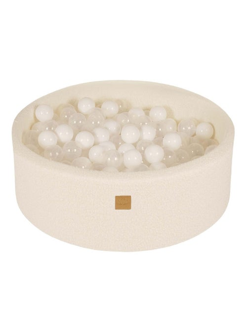 Piscine à balles pour enfant 90x40cm, Blanc, 200 balles - Kiabi