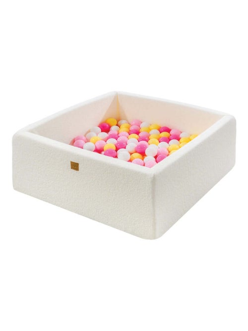 Piscine à balles pour enfant 90x40cm, Blanc, (200 balles) - Kiabi