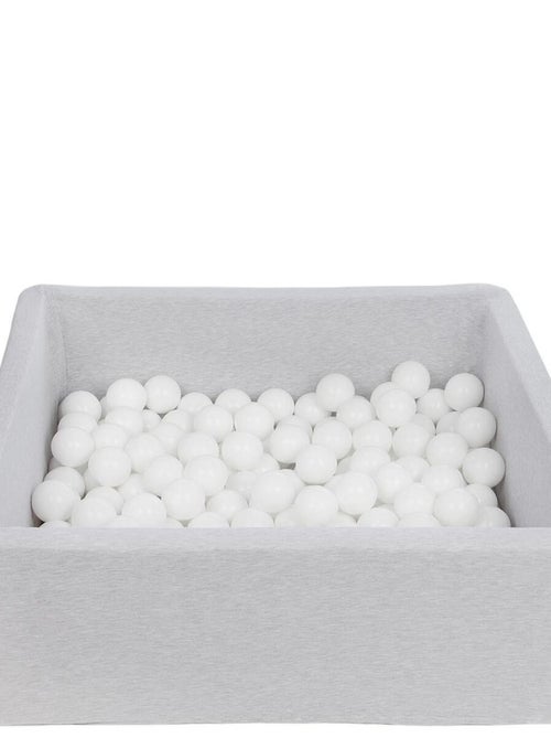 Piscine À Balles Pour Enfant, 90x90 Cm, Aire De Jeu + 150 Balles Blanc - Kiabi