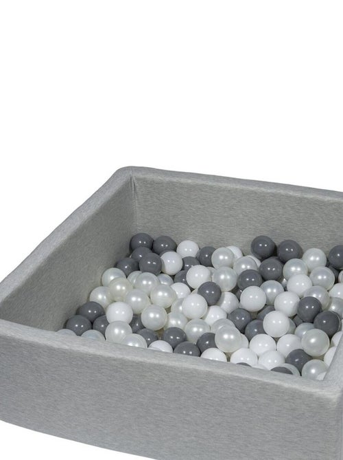 Piscine À Balles Pour Enfant, 90x90 Cm, Aire De Jeu + 150 Balles Blanc, Perle, Gris - Kiabi Piscine À Balles Pour Enfant, 90x90 Cm, Aire De Jeu + 150 Balles Blanc, Perle, Gris - Kiabi