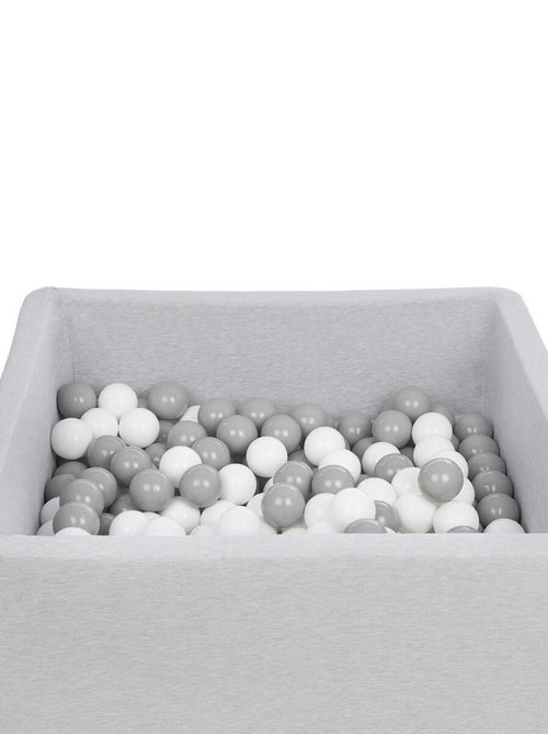 Piscine À Balles Pour Enfant, 90x90 Cm, Aire De Jeu + 150 Balles Blanc,gris - Kiabi