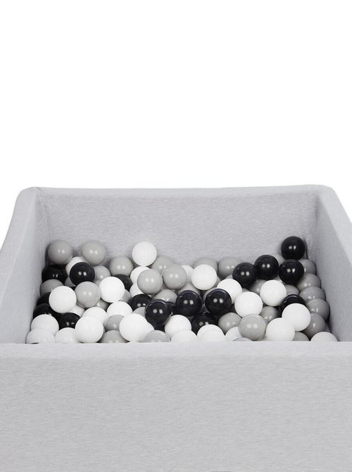 Piscine À Balles Pour Enfant, Dimensions: 90x90 Cm + 150 Balles Noir,blanc,gris - Kiabi