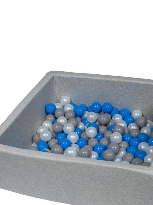 Piscine À Balles Pour Enfant, Dimensions: 90x90 Cm + 150 Balles Perle, Bleu, Gris - Kiabi