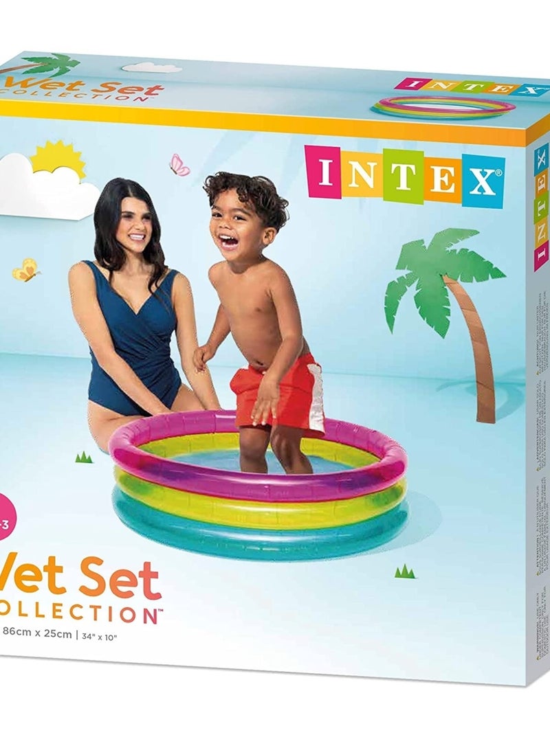 Piscine bébé Candy colors multicolore Multicolore - Kiabi