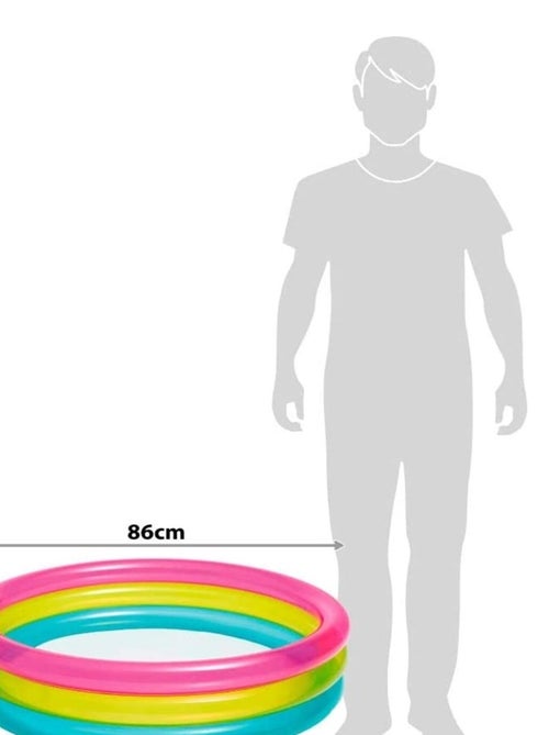 Piscine bébé Candy colors multicolore - Kiabi