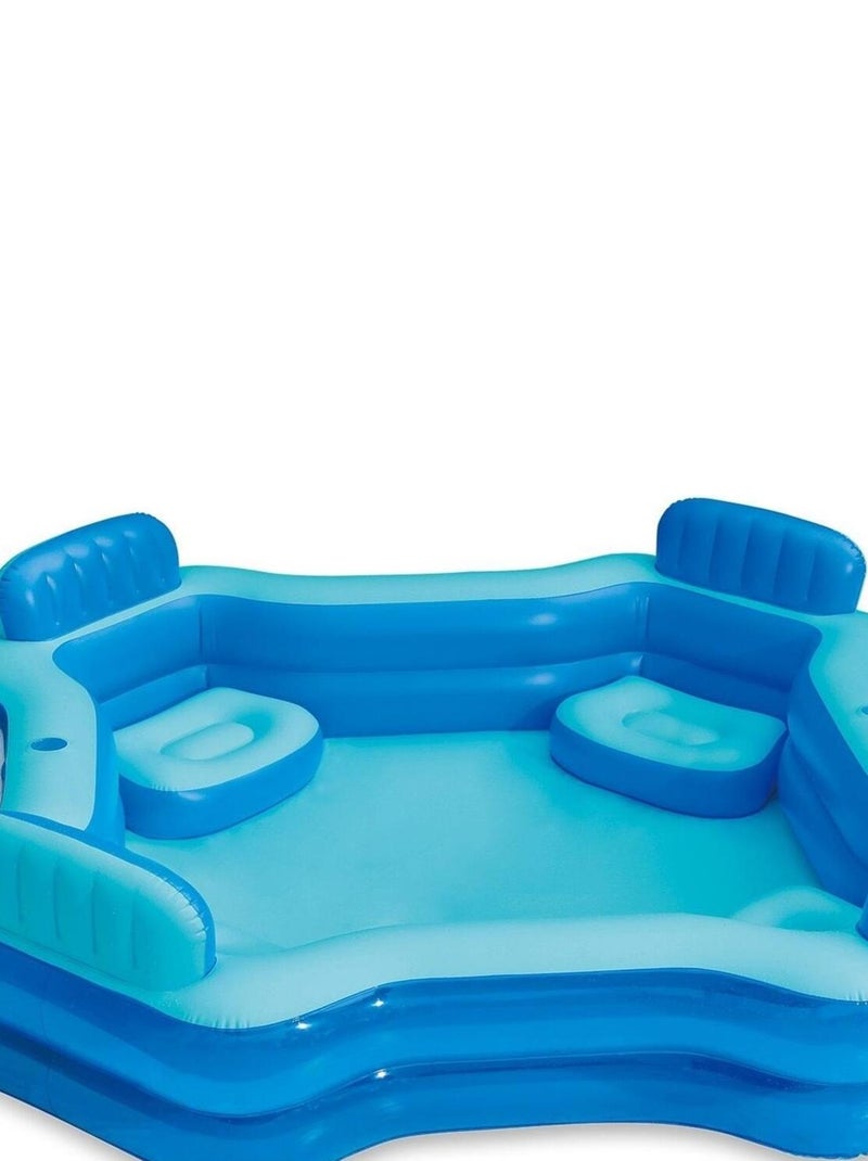 Piscine familiale Jumbo Deluxe Comfort 267 x 267 x 66 cm N/A - Kiabi