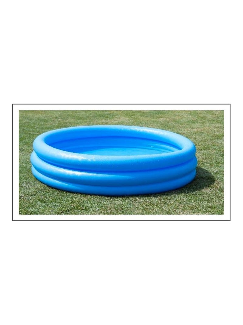 Piscine pataugeoire CRYSTAL BLUE de 1,44 m de diamètre Bleu - Kiabi