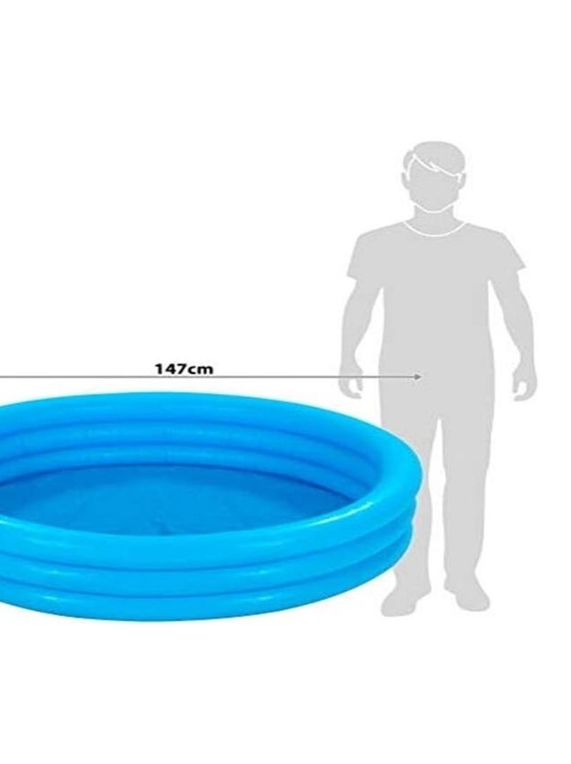 Piscine pataugeoire CRYSTAL BLUE de 168 cm de diamètre Bleu - Kiabi