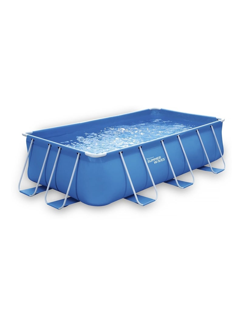Piscine tubulaire rectangulaire - LUDO 2 - 4 x 2 x 1.22 m - Filtration 2.3 m3/h N/A - Kiabi