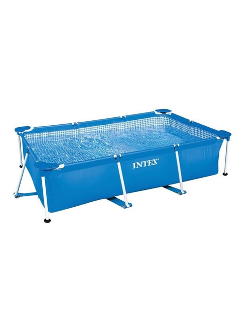 Piscine tubulaire réctangulaire 260 x 160 x 65 cm - Kiabi Piscine tubulaire réctangulaire 260 x 160 x 65 cm - Kiabi