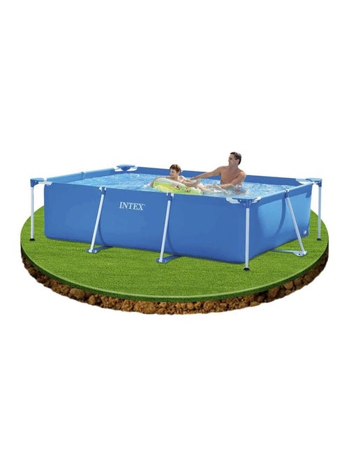 Piscine tubulaire réctangulaire 260 x 160 x 65 cm - Kiabi Piscine tubulaire réctangulaire 260 x 160 x 65 cm - Kiabi