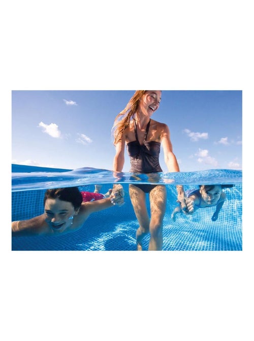 Piscine tubulaire réctangulaire 260 x 160 x 65 cm - Kiabi Piscine tubulaire réctangulaire 260 x 160 x 65 cm - Kiabi