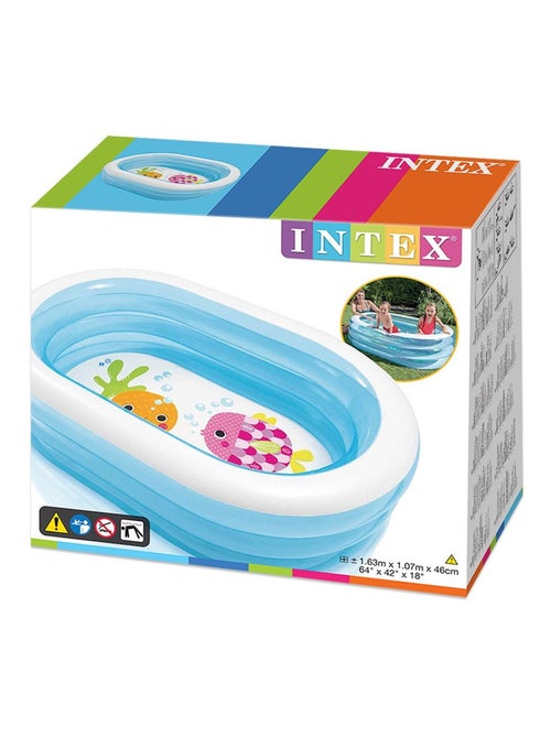 Piscinette avec fond imprimé pour enfants - 163 x 107 cm - Kiabi