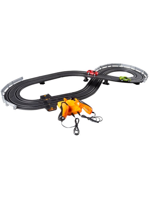 Piste de course magnétique avec 2 voitures et 2 contrôleurs progressifs speed & go - Kiabi