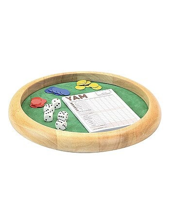 Piste de dés en bois