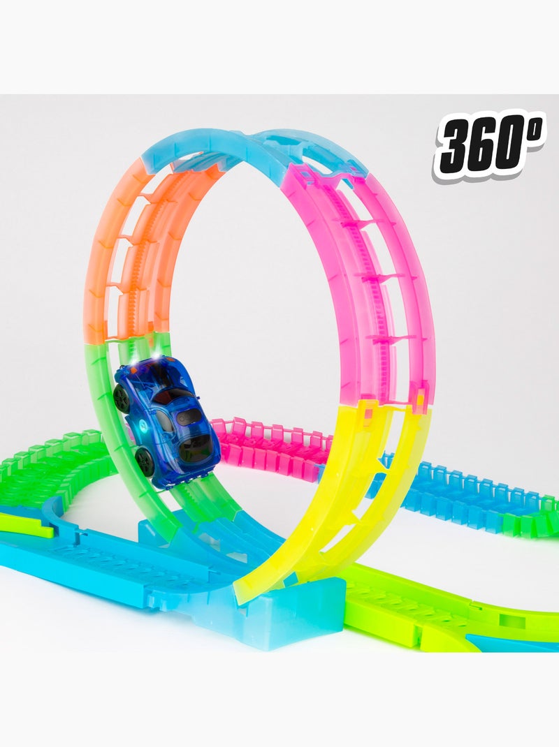 Piste de voiture phosphorescente 131 pièces speed & go N/A - Kiabi