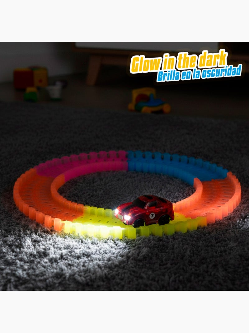 Piste de voiture phosphorescente 131 pièces speed & go N/A - Kiabi